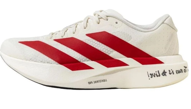 adidas Adizero Evo SL Running Shoes – White / Red