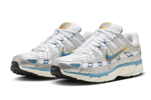 Nike P-6000 – Metallic Silver / Aegean Storm
