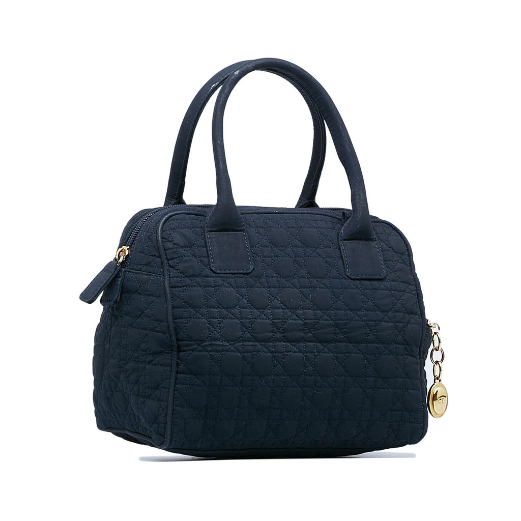 Dior Cannage Nylon Handbag (SHG-tl0AGD)